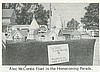 Alec McComb's float in Homecoming Parade